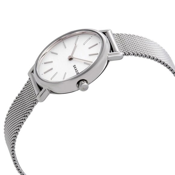 NWT Authentic Skagen Signatur White Dial Women's Watch - Picture 2 of 3